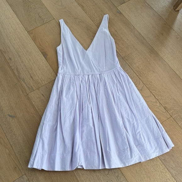 J. Crew Dresses & Skirts - J. Crew Lavender V-Neck Cotton Dress Size 2